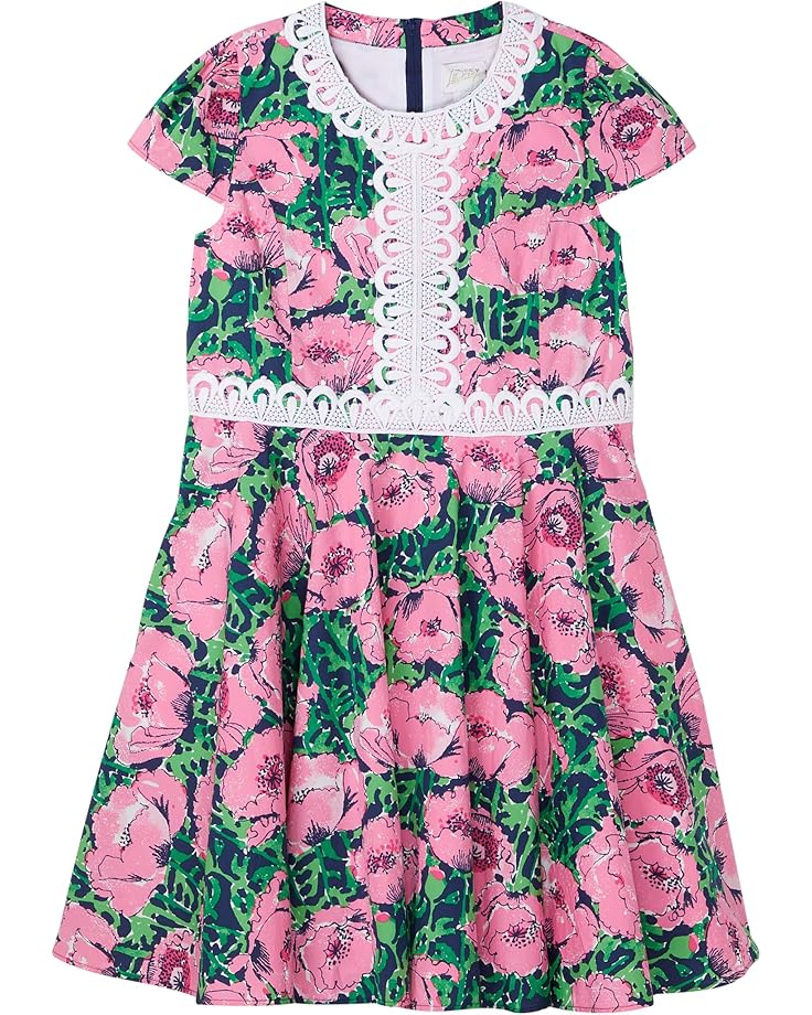 Lilly Pulitzer Kids Платье Idala с короткими рукавами (для малышей / Маленьких деток/больших деток)