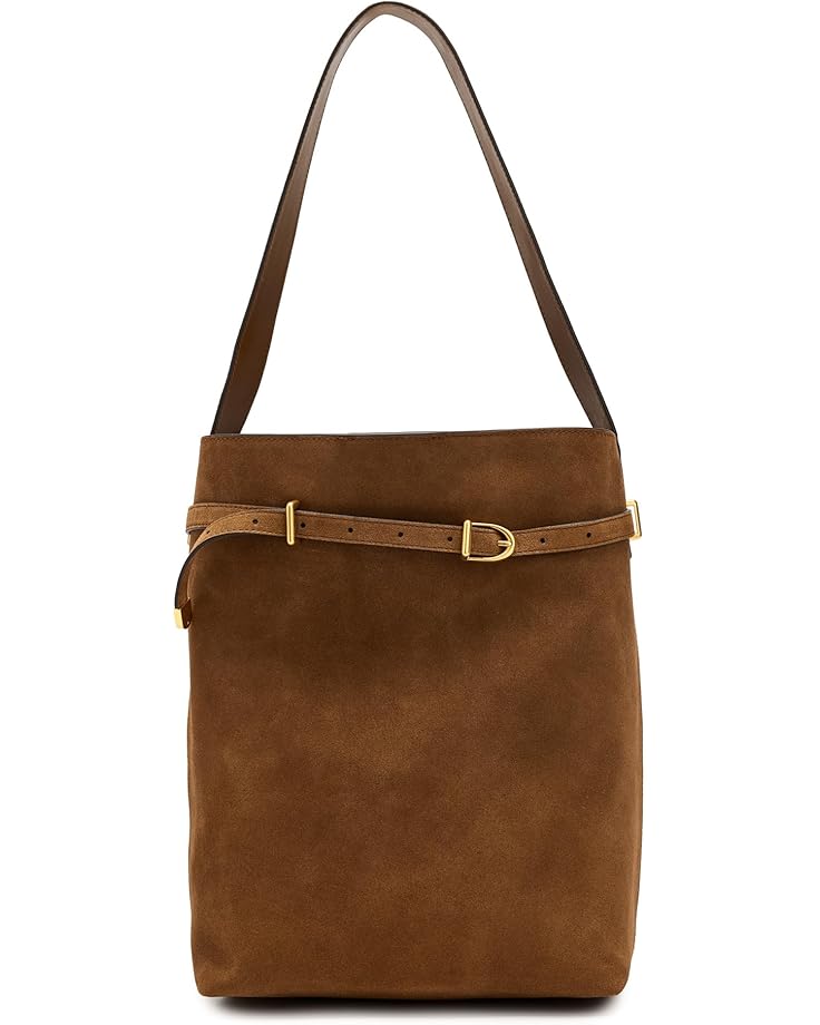 Madewell Женская сумка-ведро Essentials из замши с поясом