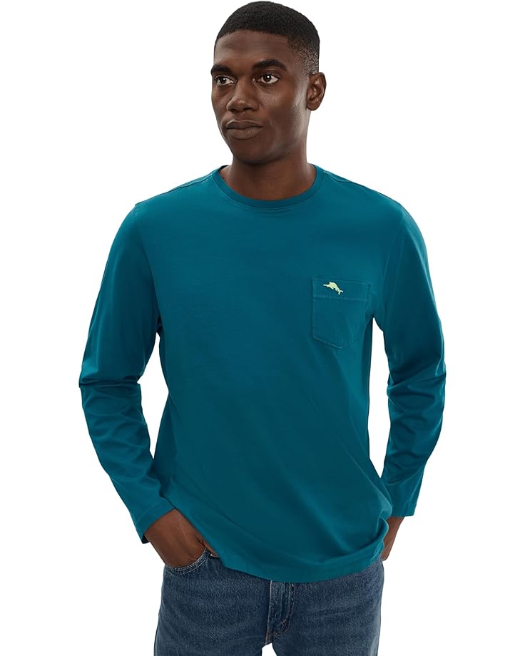 Tommy Bahama Новая мужская футболка Bali Skyline с длинным рукавом