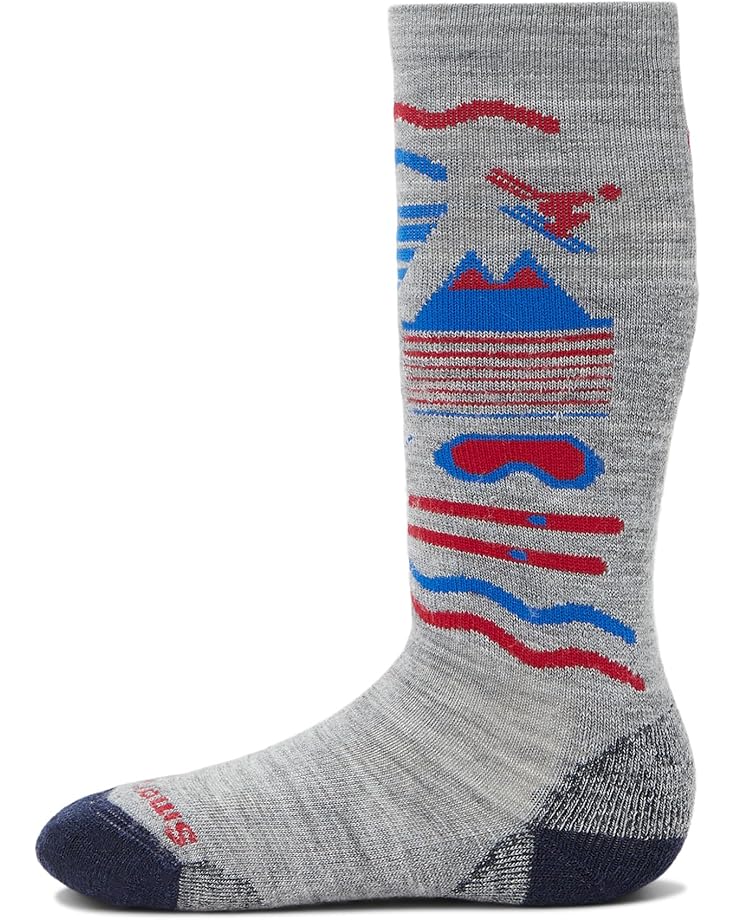 Smartwool Kids Носки Wintersport для лыжного дня с полной подушкой выше икры (для малышей / Маленьких деток / больших деток)