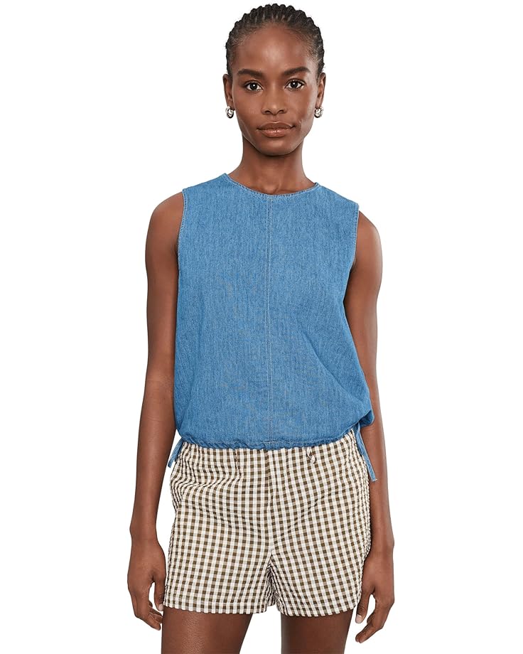 Madewell Женский джинсовый топ-ракушка на завязках