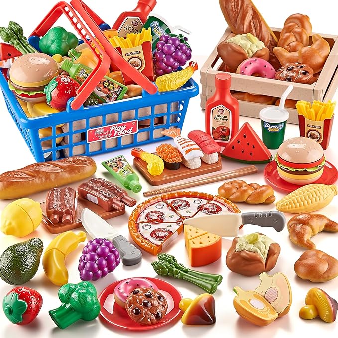 Kids Kitchen Play Food Set