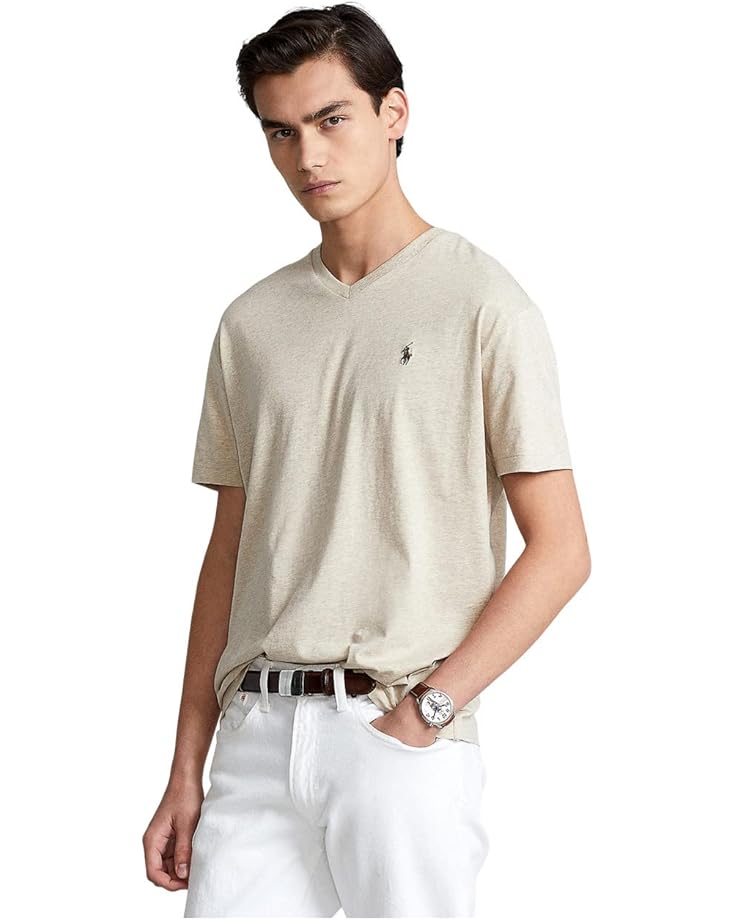 Polo Ralph Lauren Мужская футболка классического покроя с V-образным вырезом
