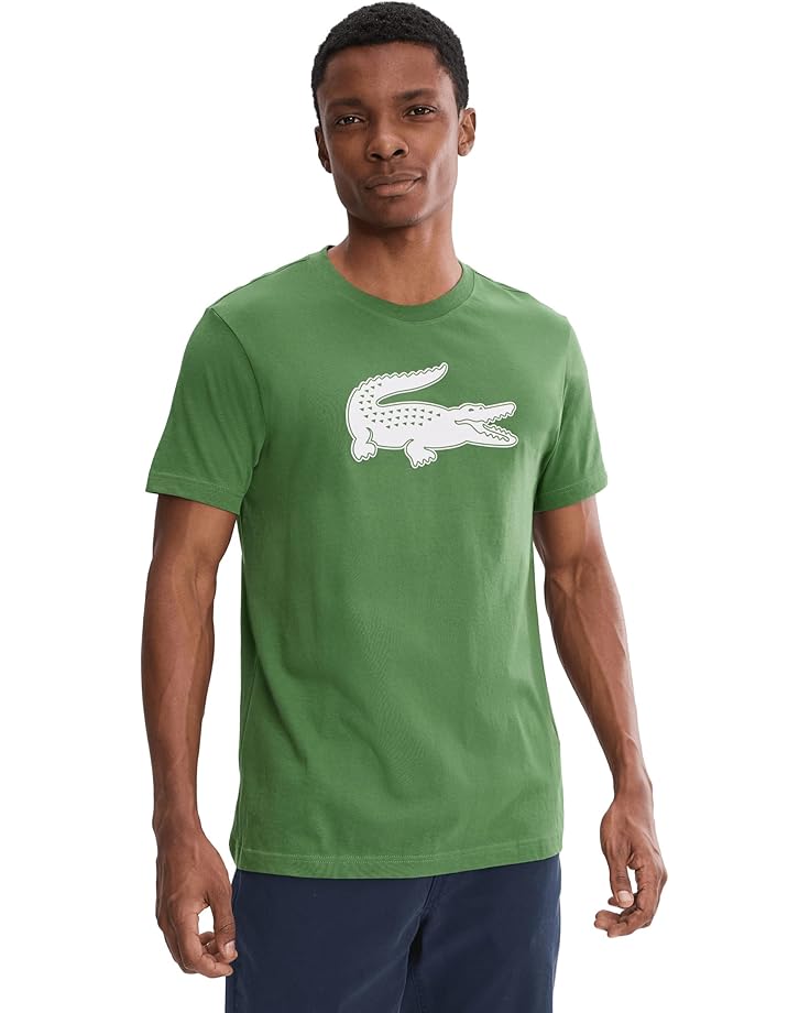 Lacoste Мужская ультрасухая спортивная футболка XXL с логотипом