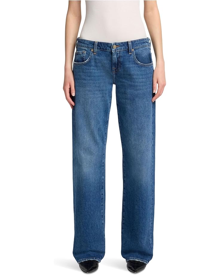 7 For All Mankind Женские низкие прямые брюки