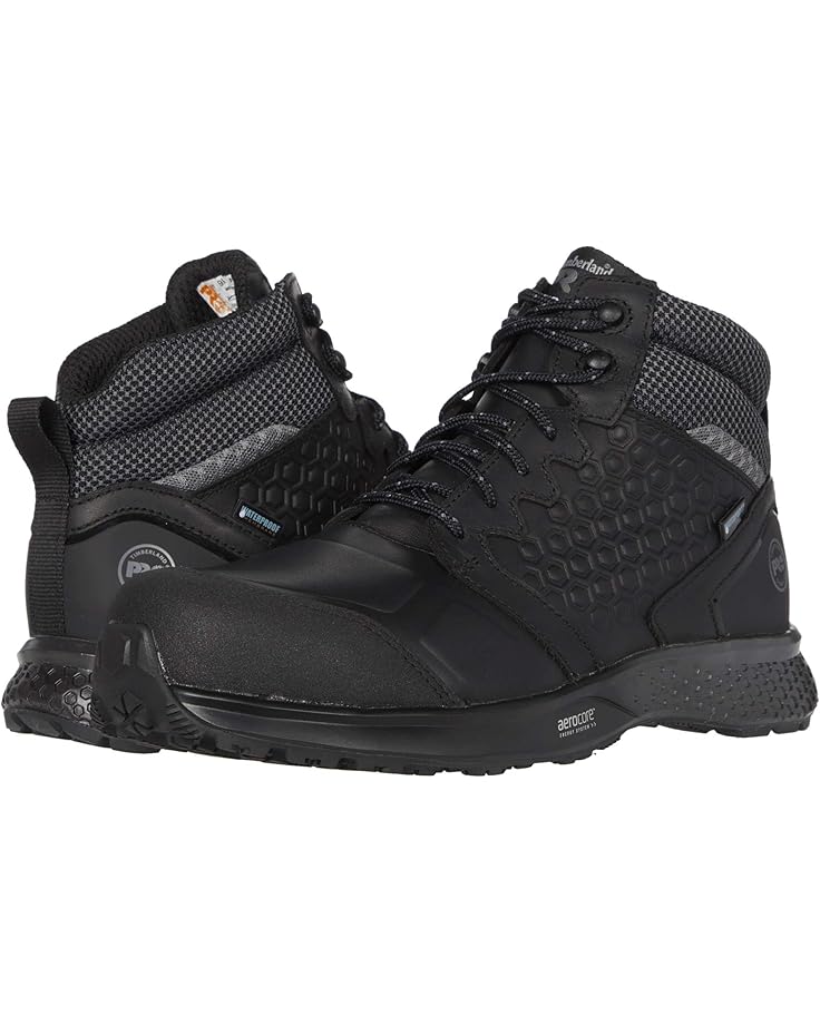 Timberland PRO Мужские кроссовки Reaxion Mid из композитного материала с безопасным носком, водонепроницаемые