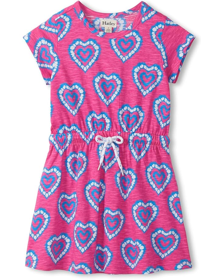 Hatley Kids Платье с коротким рукавом Heart Burst (для малышей / Маленьких детей / больших детей)
