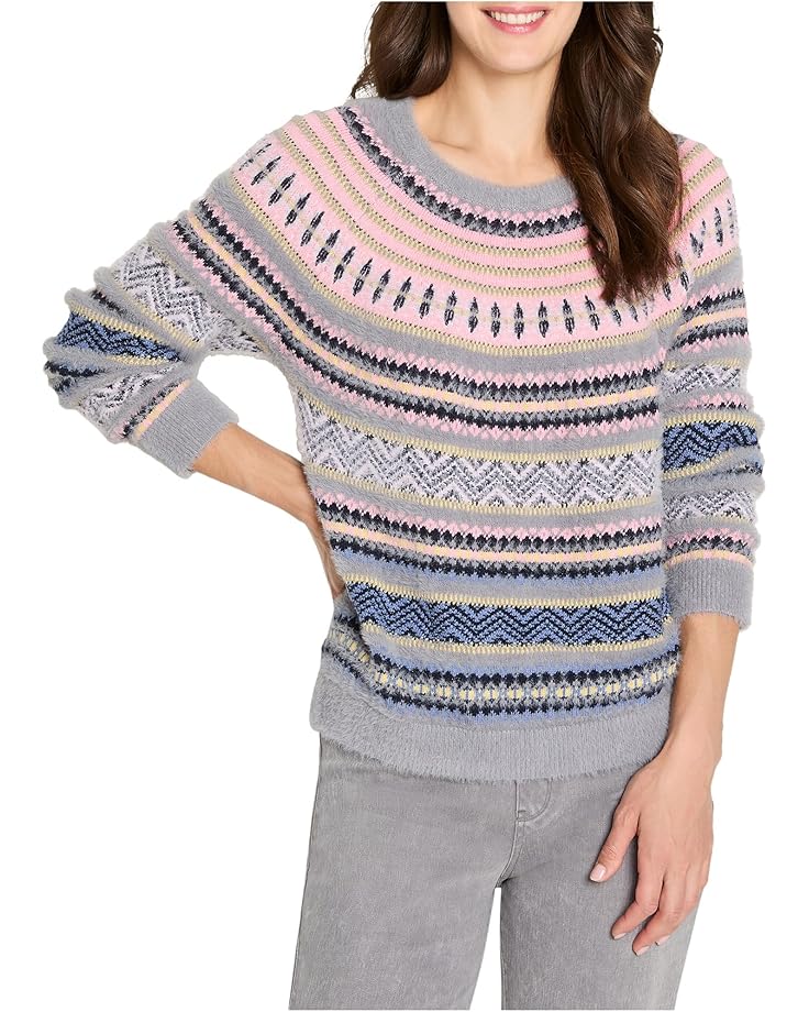 NIC+ZOE Женский миниатюрный уютный свитер Fairisle