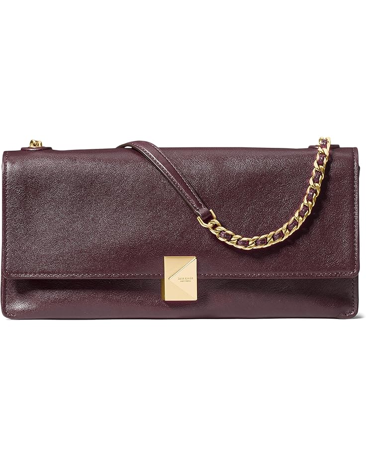 Kate Spade New York Женская мягкая сумка через плечо из мелкозернистой кожи в стиле Деко
