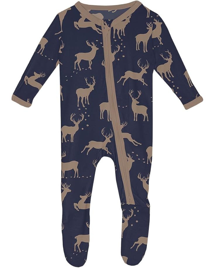 Kickee Pants Kids Футболка с принтом и двухсторонней застежкой-молнией (для младенцев)