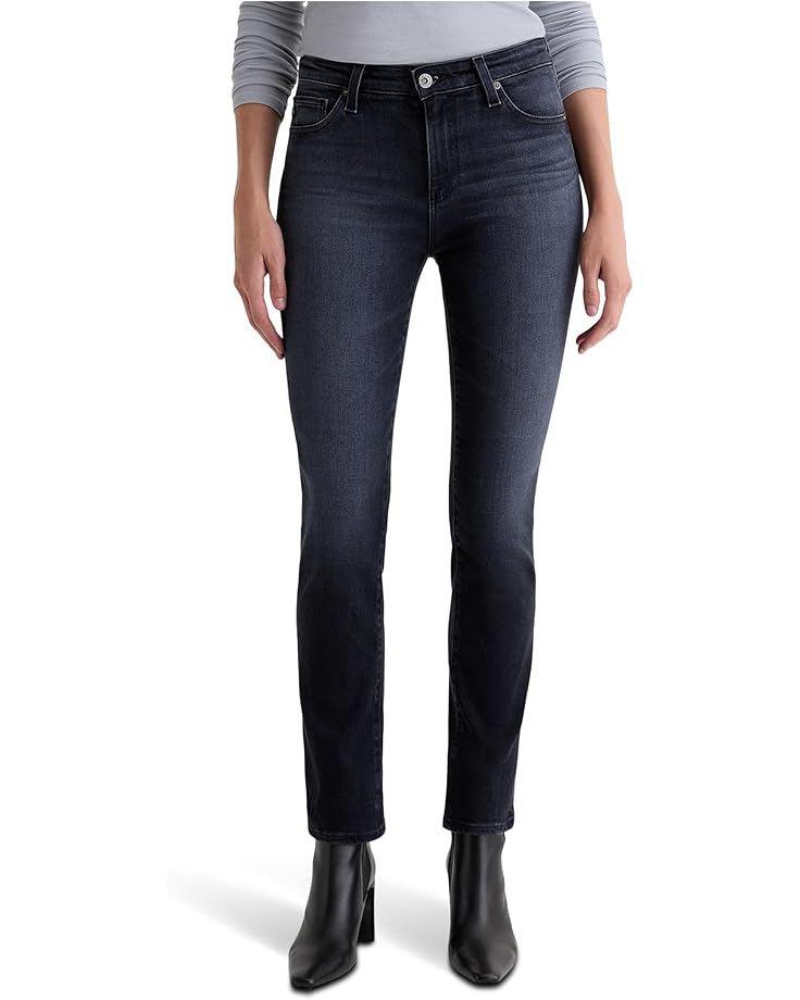 AG Jeans Женские узкие прямые джинсы Mari средней посадки из ткани Glitch