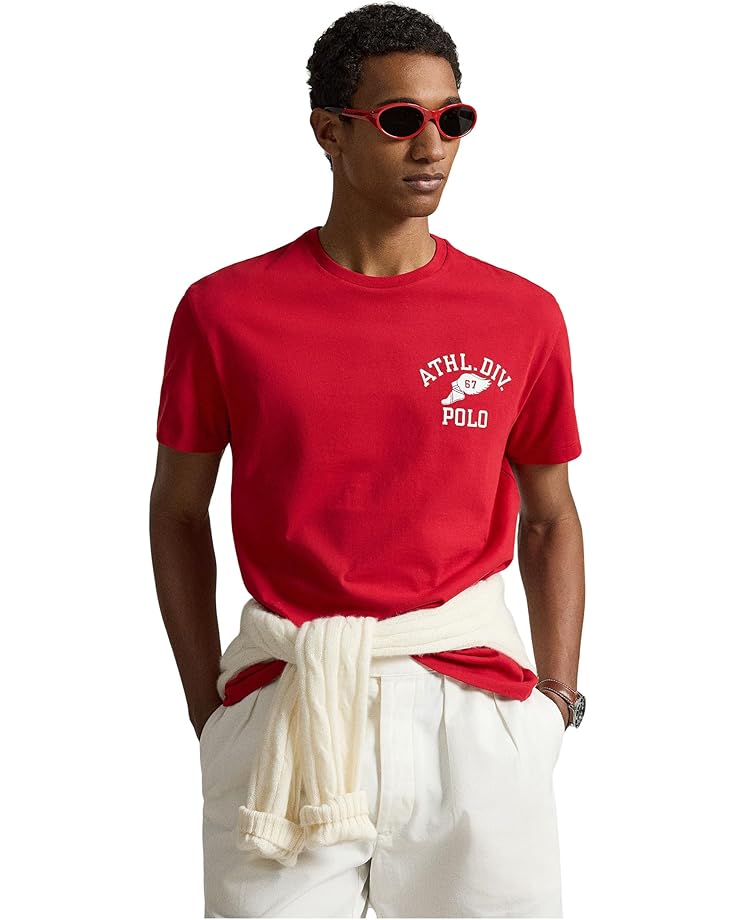 Polo Ralph Lauren Мужская футболка из джерси классического кроя с логотипом