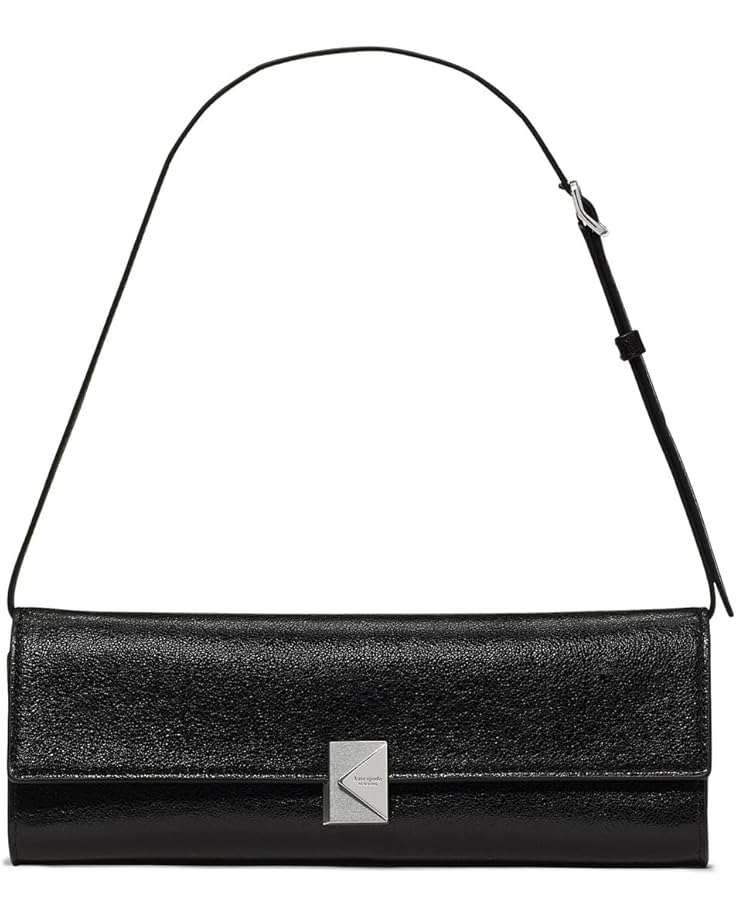 Kate Spade New York Женское мягкое мини-платье из глазурованной кожи в стиле деко на плече