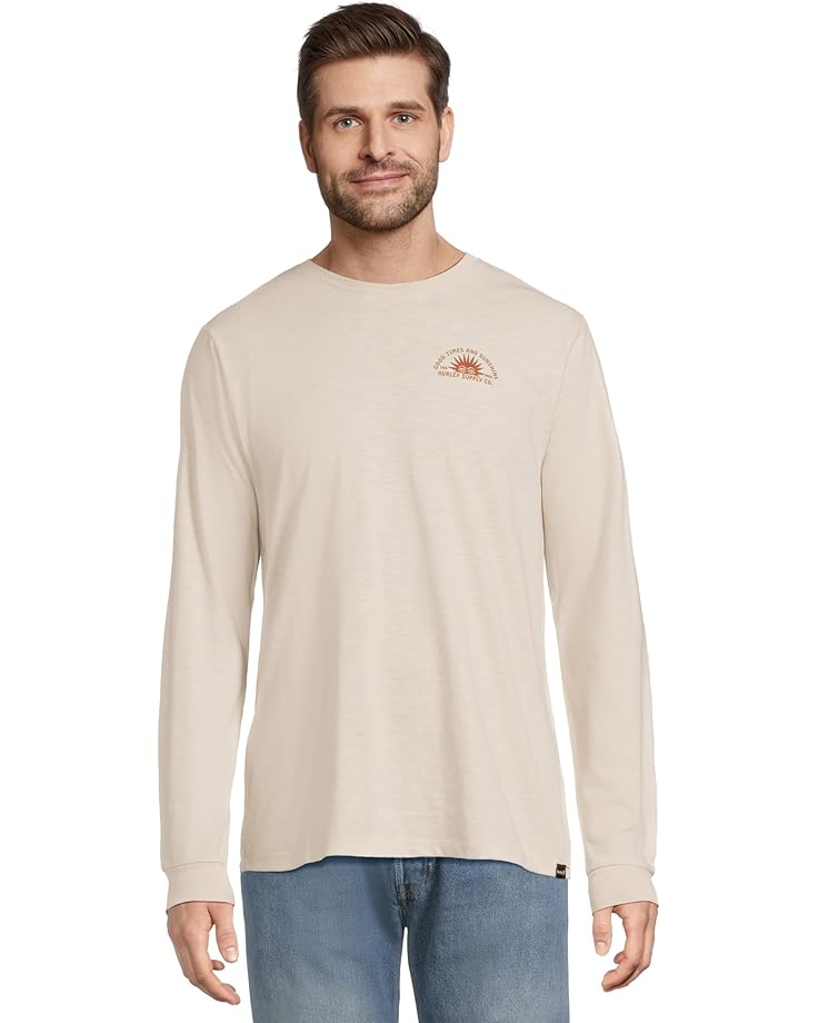 Hurley Мужская рубашка Sunshine Slub с длинным рукавом