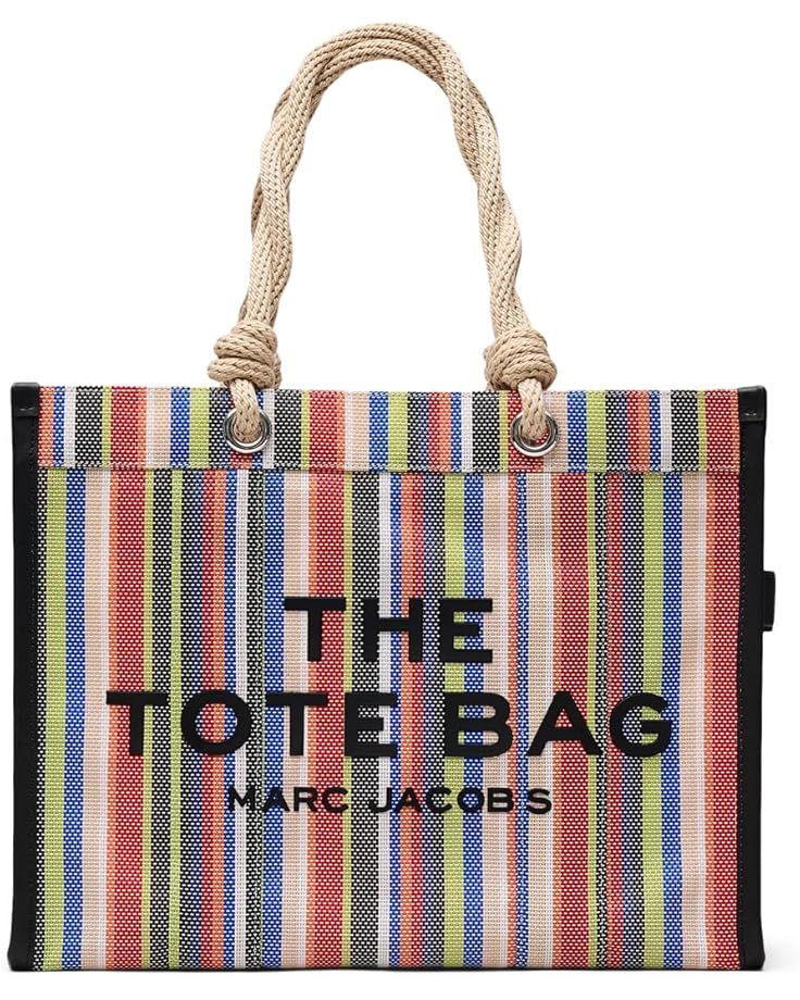 Marc Jacobs Женская большая сумка-тоут из сетки в полоску