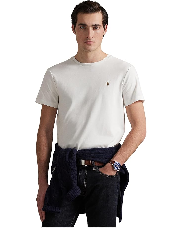 Polo Ralph Lauren Мужская приталенная футболка из мягкого хлопка на заказ