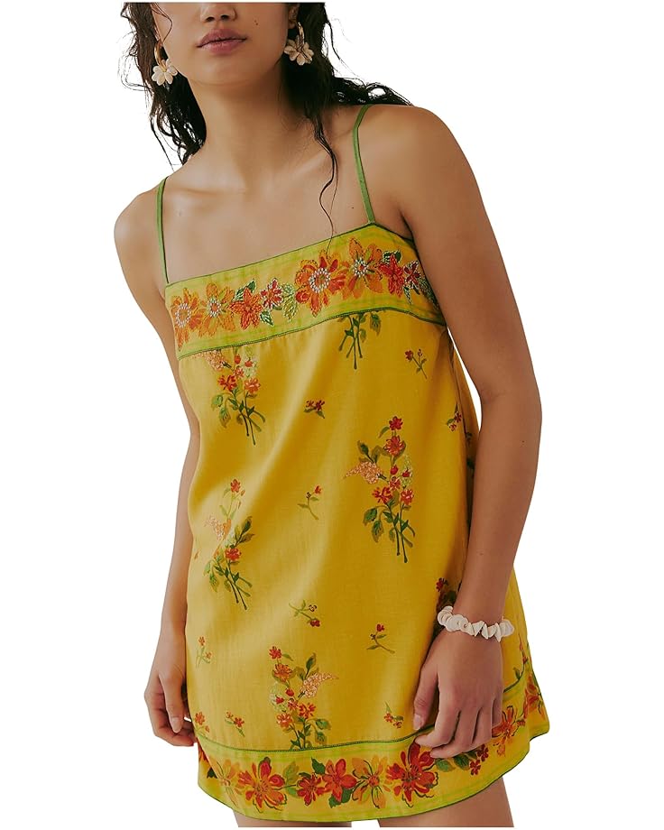 Free People Женское мини-платье Bali "Возьми меня с собой"