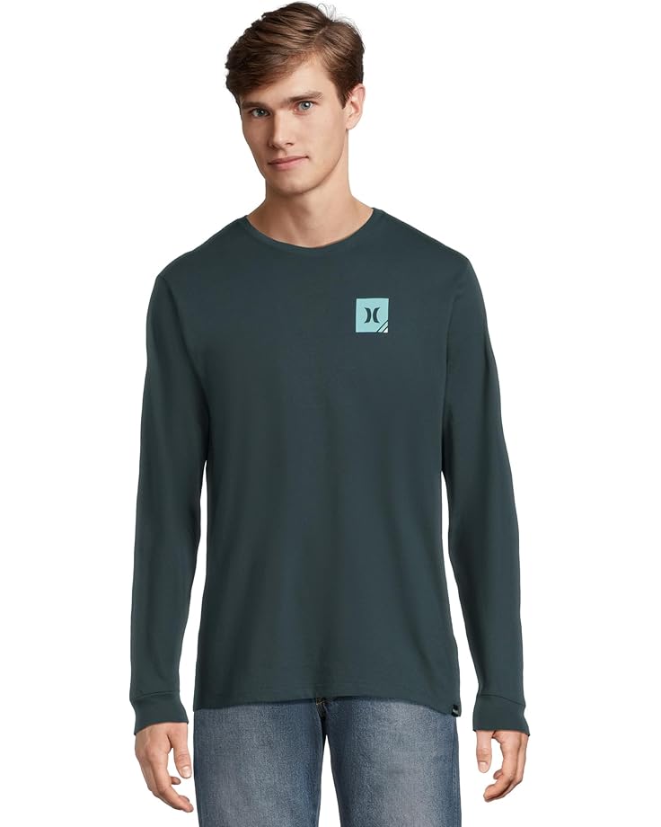 Hurley Мужская угловая рубашка с длинным рукавом