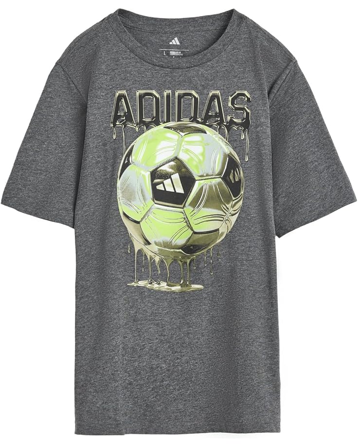 adidas Kids Футбольная футболка с каплями Вереска (Большой ребенок)
