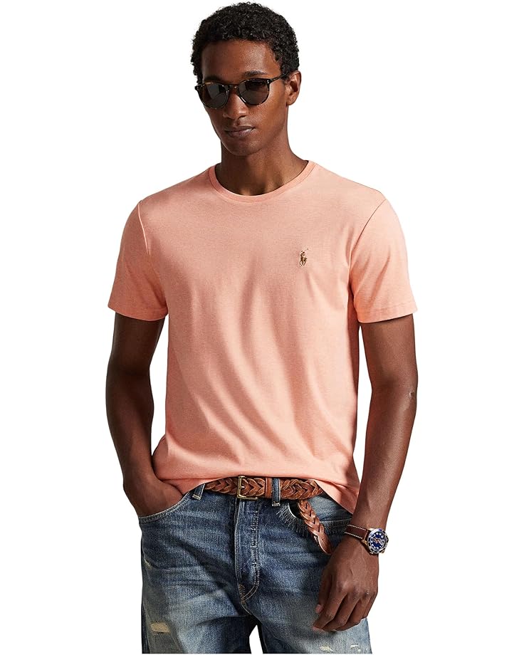 Polo Ralph Lauren Мужская приталенная футболка из мягкого хлопка на заказ