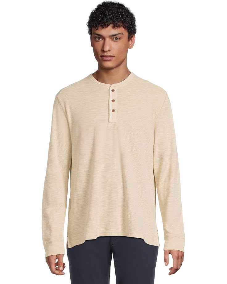 Tommy Bahama Мужской портвейн Oasis Henley с длинным рукавом