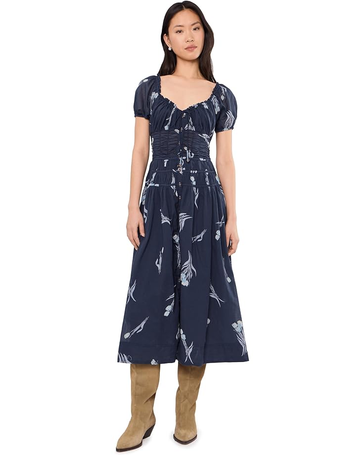 Free People Женское платье миди Complete Me