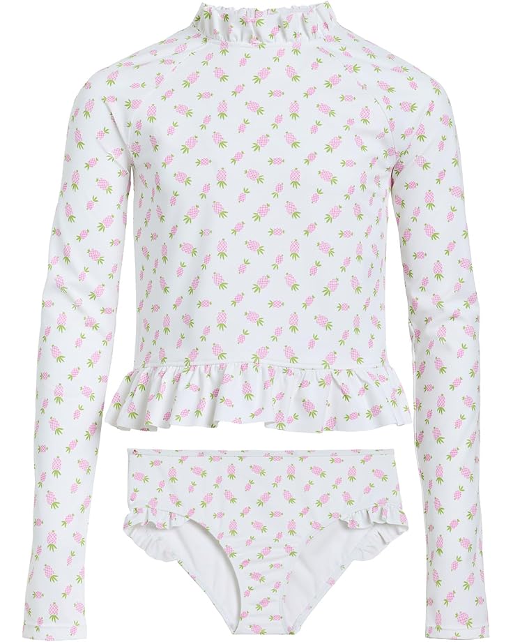 Janie and Jack Комплект для плавания Pineapple Rashguard (для малышей / Маленьких детей / больших детей)
