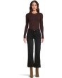 Kelsey High-rise Fab Ab Ankle Flare With Raw Hem In Functional