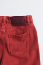 Zara ДЖИНСЫ ПРЯМОГО КРОЯ красного цвета
