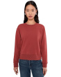 Long Sleeve Open Crew Neck Sweatshirt