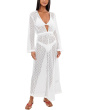 Beach Edit Gathered Lace Cover Up