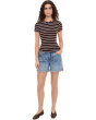 5" Mid-Rise Elastic Back Roll Cuff Shorts