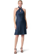 Charmeuse Halter Cocktail Dress