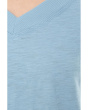 3/4 Sleeve Wide V-Neck Boxy Tee