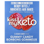 Kiss My Keto, жевательные конфеты, ягодный вкус, малина и клубника, 8 пакетиков по 25 г (0,88 унции)
