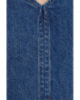 V-neck Boxy Shell in Marina Blue