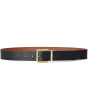 Reversible Crosshatch Leather Belt