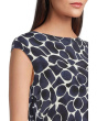 Geo Pebble Side Ruche Dress