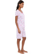 Petite V-Neck Tee & Bermuda Shorts Pajama Set