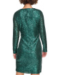 Sequin Side Ruched Dress