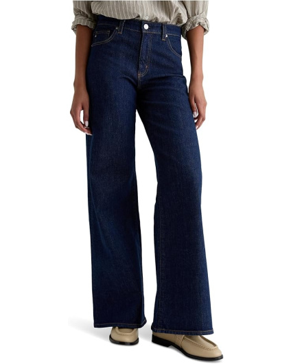 AG Jeans Женская симметричная модель Saige со средней посадкой и широкими штанинами