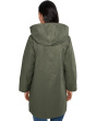 Cotton Nylon Reversible Hooded Coat