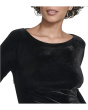Velvet Long Sleeve Maxi