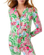 PJ Knit Long Sleeve Button-Up Top