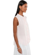Organic Handkerchief Linen Mandarin Collar Shirt
