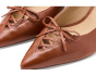 Adrienne Lace-Up Nappa Leather Pumps