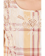 Petite Cap Sleeve Dolman Embroidered Woven Top