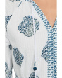 Mosaic Shores Long Sleeve Short Dress