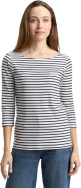 Damen Langarmshirt mit Streifenmuster