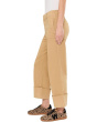 Sienna High-Rise Straight Leg Roll Up in Khaki
